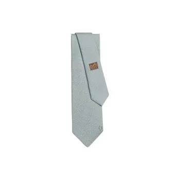 HERMES Silk, Silk Ties Men's Green