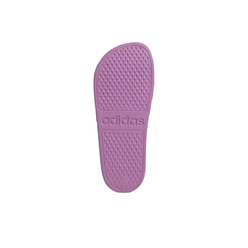 Adidas Adilette Aqua Slides Preloved Purple Off White Grey Two Women's-2