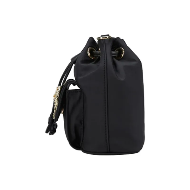 FANSIZHE Jeans Couture Fabric Shoulder Bag Women's Black-1
