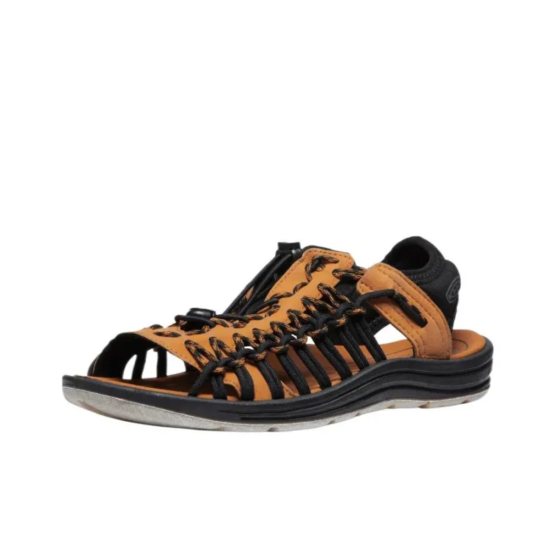 KEEN UNEEK 2 Beach Sandals Men's Orange Black-0