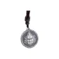 Yellow Dzambhala Peaceful Buckle Silver Pendant
