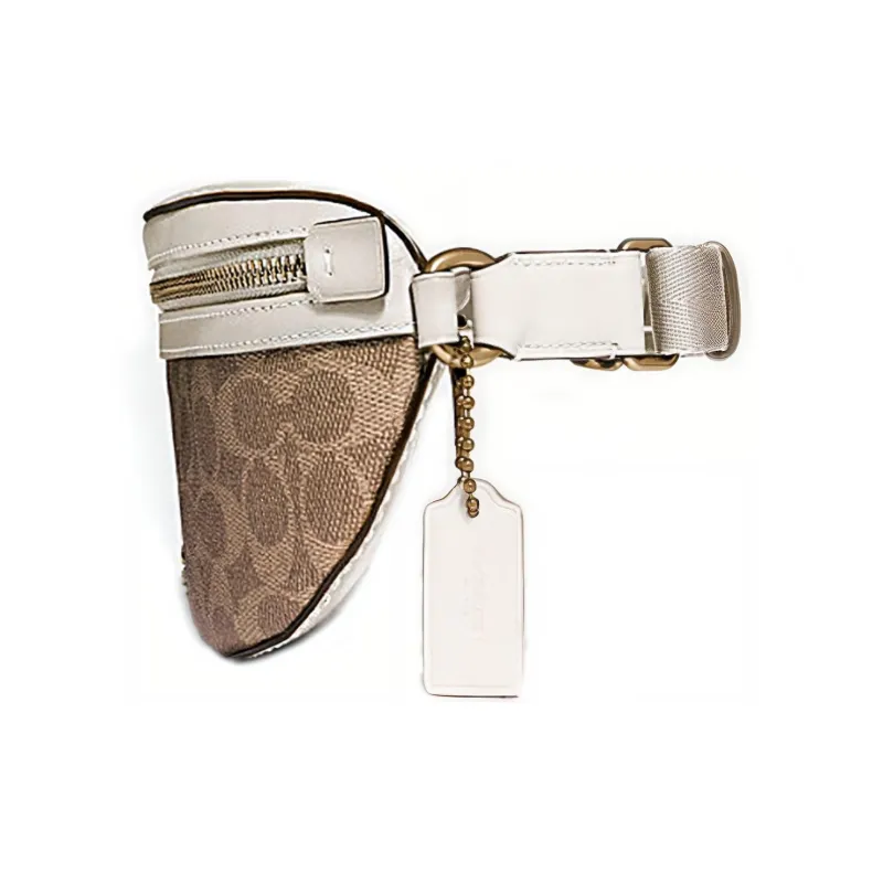 COACH Bethany Artificial Leather Fanny Pack Small Size Women's Beige-2