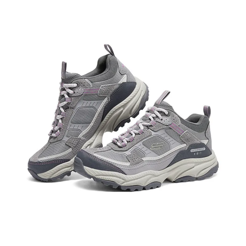 Skechers OUTDOOR Anti Slip Wear Resistant Mid Top Hiking Shoes Women's Purple-2