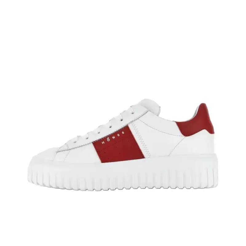HOGAN H Stripes Low Top Casual Shoes Men's Red-0