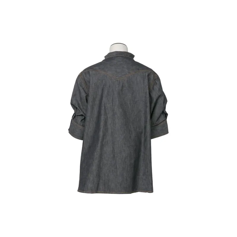 Sacai Denim Mix Knit Pullover 'Indigo'-1