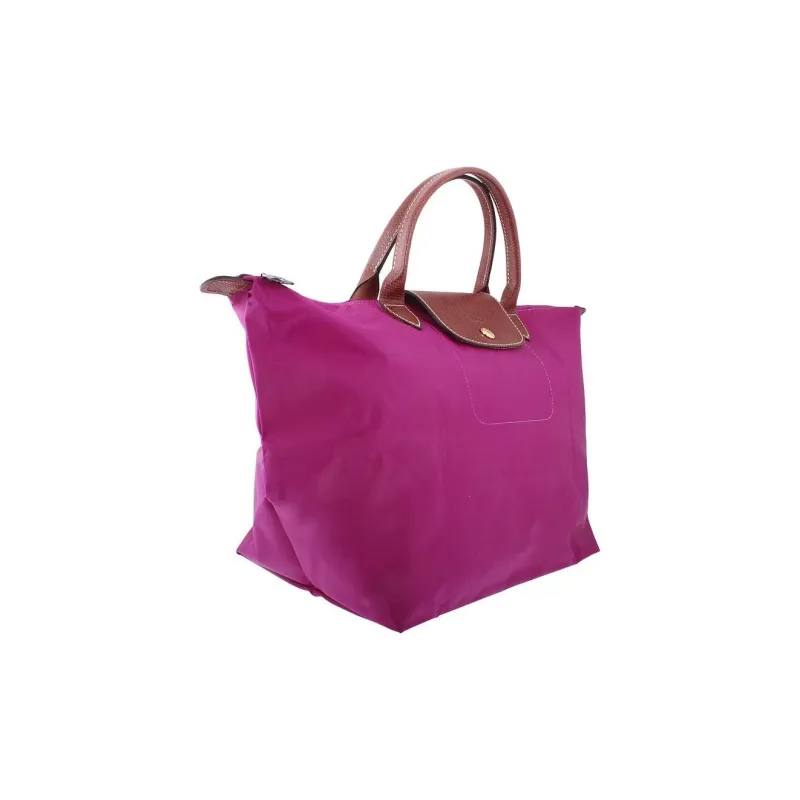 LONGCHAMP Le Pliage Polyamide Handbag Medium Size Women's Fuchsia-1