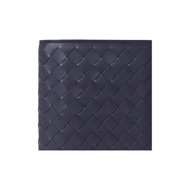 Bottega Veneta Intrecciato Calfskin Wallet Men's Marine Blue-3