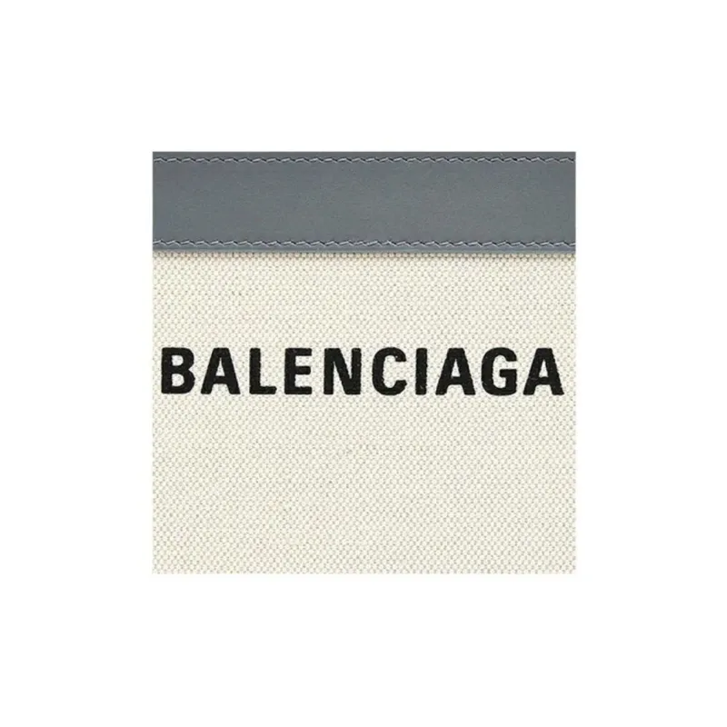 Balenciaga Fabric With Leather Crossbody Bag, Shoulder Bag Women's Beige/Gray-3