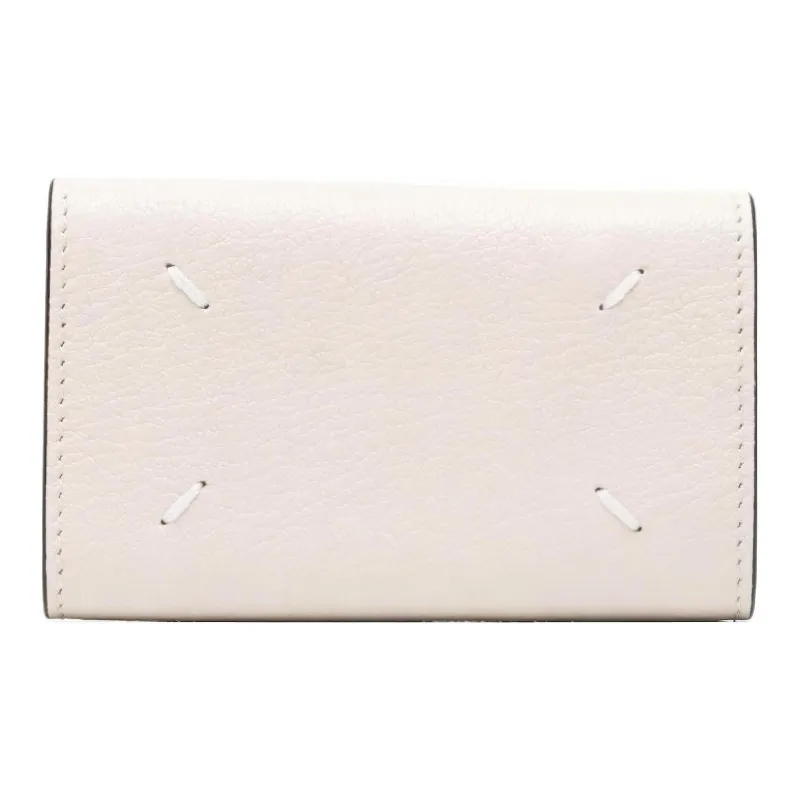 Maison Margiela Calfskin Key Pouch Regular Women's Ecru-1