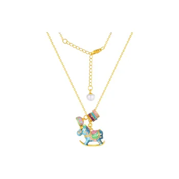CHOW TAI SENG S925 Silver Necklaces Women's