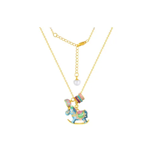 CHOW TAI SENG S925 Silver Necklaces Women's