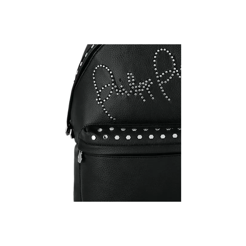 PHILIPP PLEIN Artificial Leather Backpack Women's Black-3