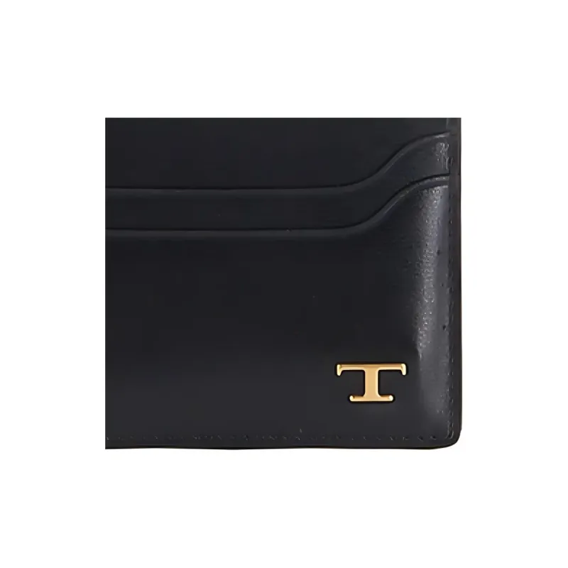 TOD'S Logo-plaque Leather Cardholder-3