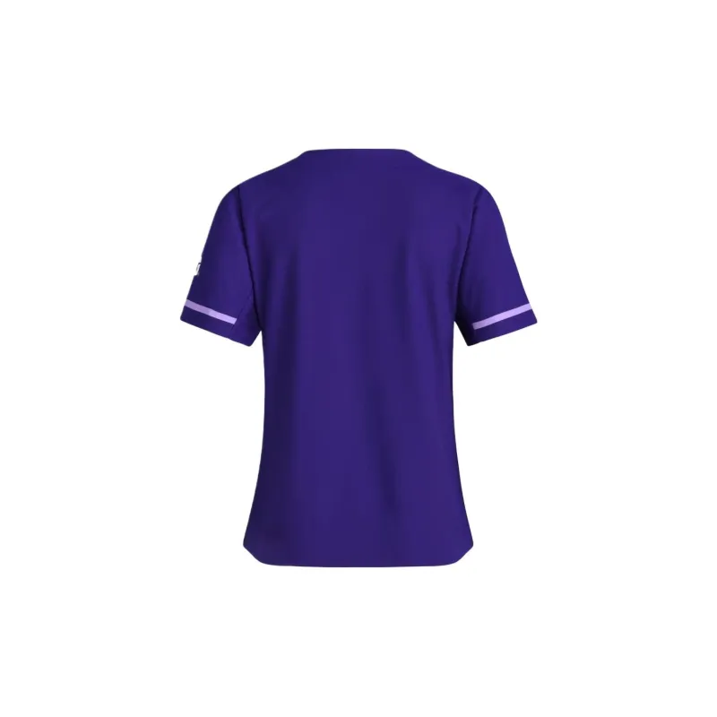 Adidas Free Shipping With AdiClub Washington Collegiate One Button Softball Jersey-1
