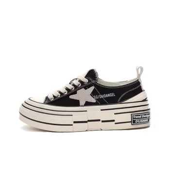 Ruomini Lightweight Height Increasing Low Top Canvas Shoes Women's