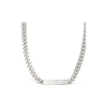 MM6 Maison Margiela Brass Necklaces Men's Silver