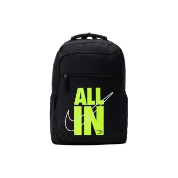 Nike Polyester Backpack Laptop Bag Unisex Jet Black