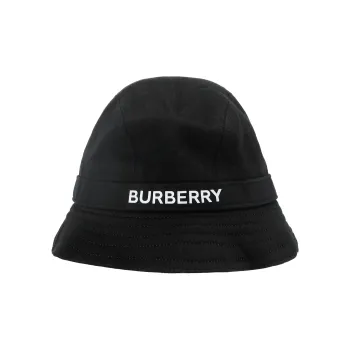 Burberry Logo Print Bucket Hat