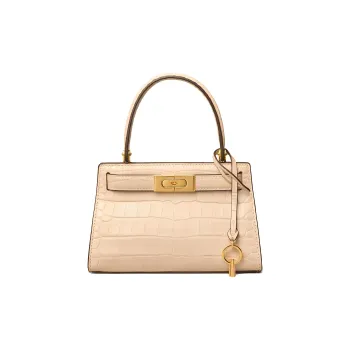 TORY BURCH Lee Radziwill Cow Leather Crossbody One Shoulder Handbag Mini Women's Light Pink