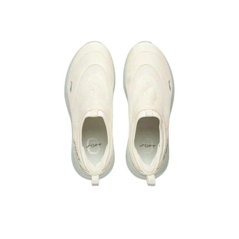 LiNing SOFT GO 2 Cushioned Slip Resistant Breathable Lightweight Low Top Casual Shoes Women's Ecru-3
