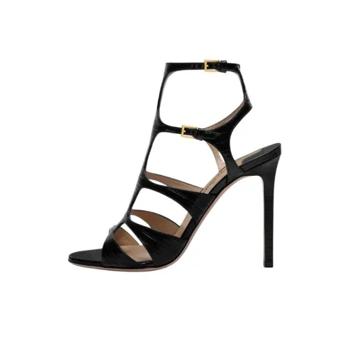 TF Lizard Paradis Roman Sandals 10.5cm Women's Black
