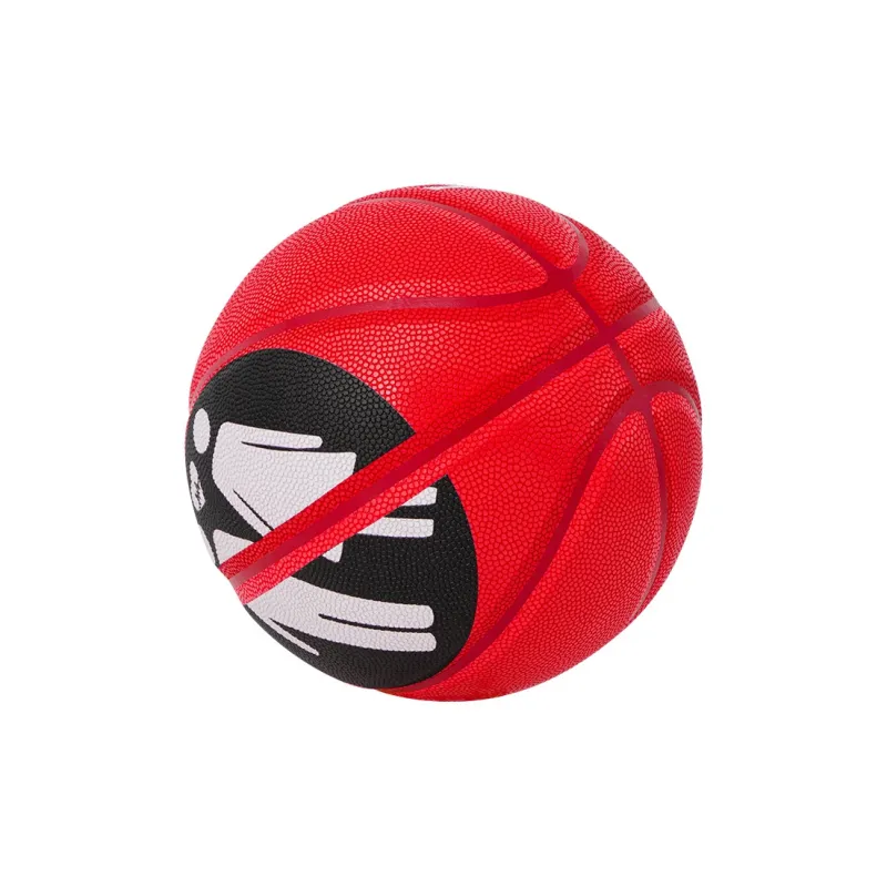 Kuangmi PU Basketball Black Red Size 7 Ball Street Unisex-5