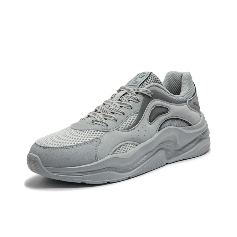 361° Cloud Comfort 5 Slip-Resistant Cushioning Breathable Low-Top Casual Shoes Men's Gray-1