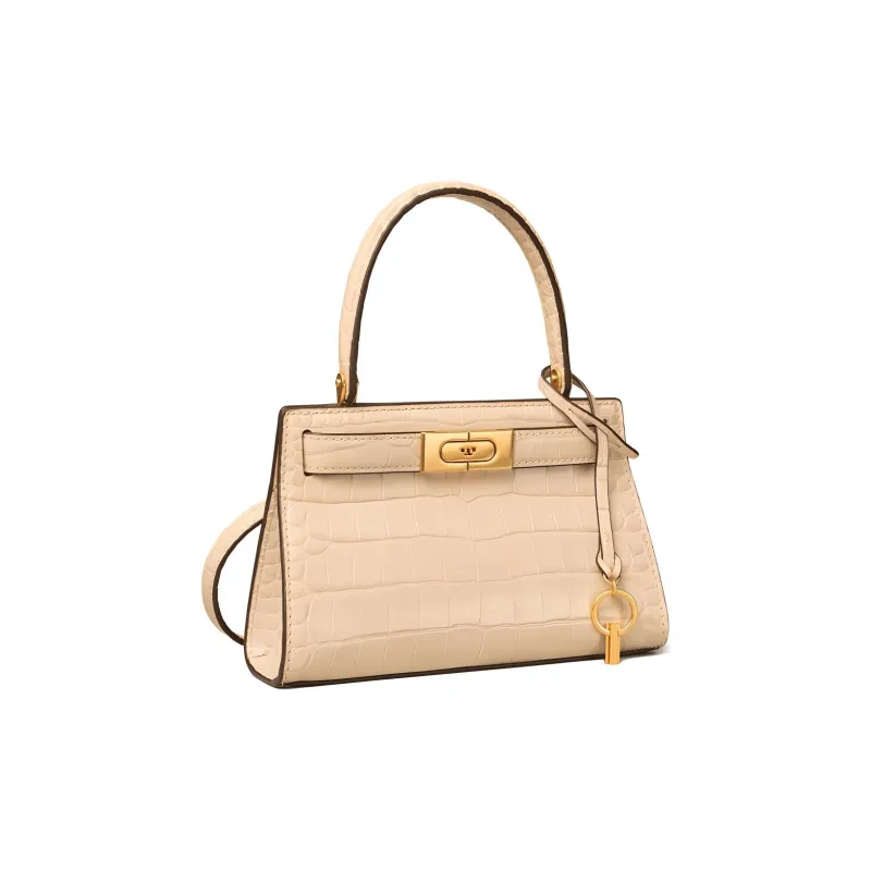 TORY BURCH Lee Radziwill Cow Leather Crossbody One Shoulder Handbag Mini Women's Light Pink-2
