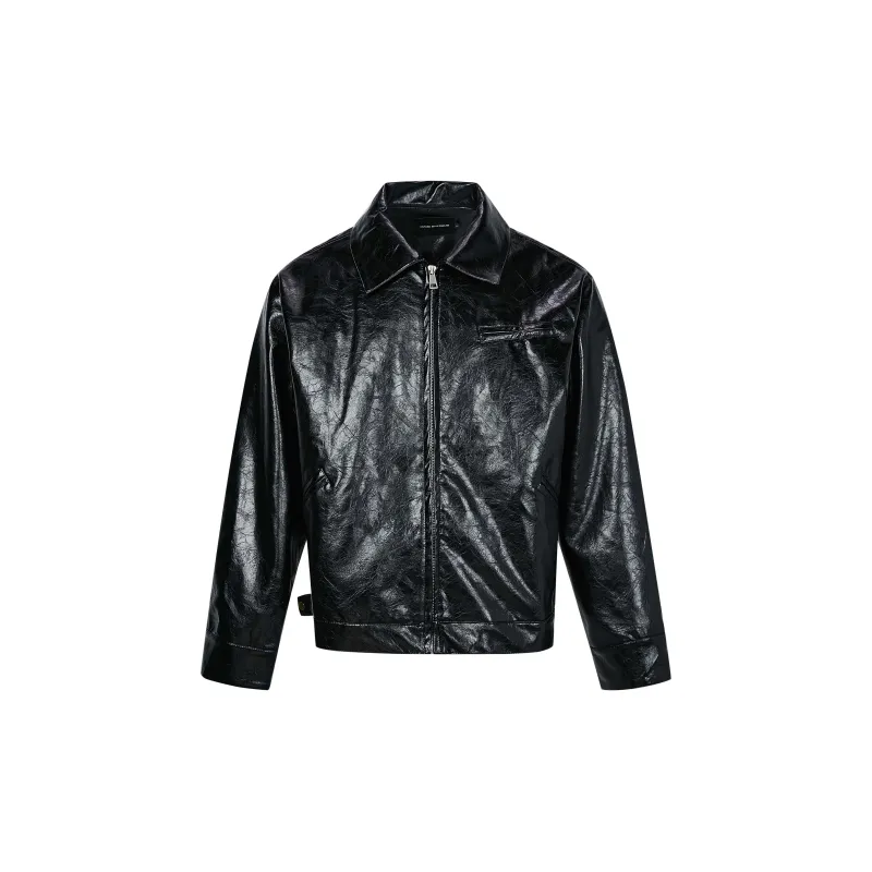 MADE EXTREME Leather Jacket Unisex Black-2