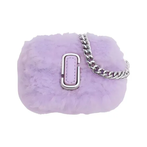 MARC JACOBS Teddy Velvet With Leather Trim Bag Accessories Women's Lilac