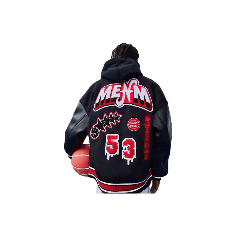 Lulifama Jackets Unisex Red American Trendy Brand-1