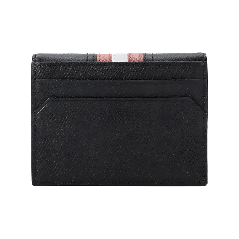 BALLY Cow Leather 3 in 1 Wallet, Card Holder, Card Holder Men's Black-3