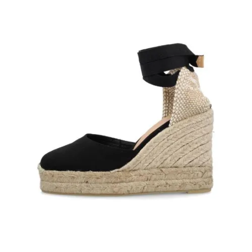Castañer CARINA Wedge Heel High Heels 11.5cm Women's Black