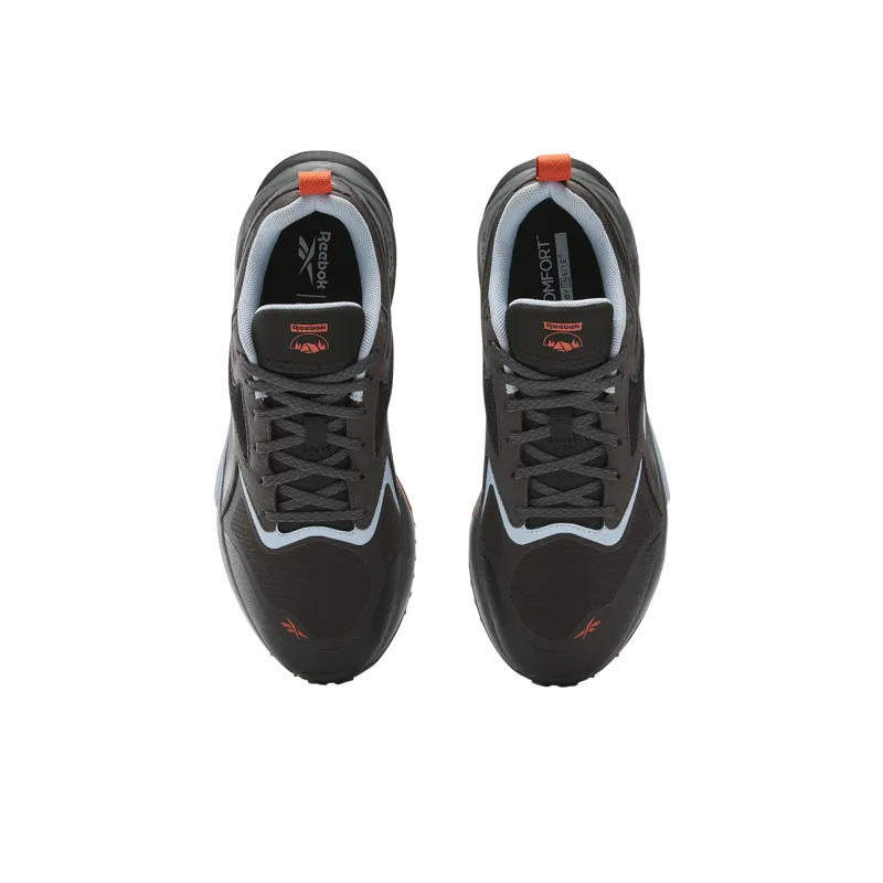 Reebok Wear Resistant Breathable Slip Resistant Low Top Running Shoes Women's Black Blue-3