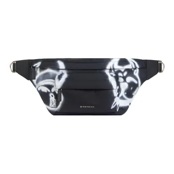 GIVENCHY Nylon Fanny Pack Sling Bag Crossbody Bag Men's Black