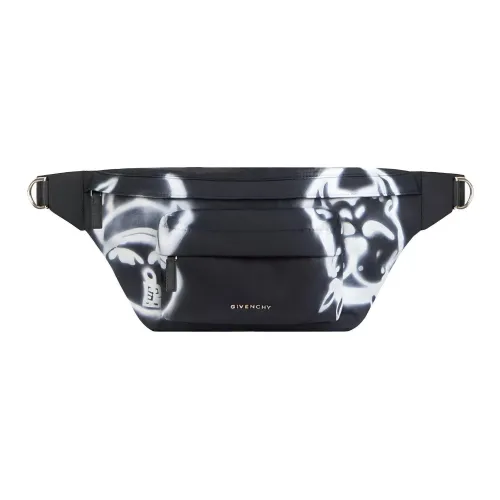 GIVENCHY Nylon Fanny Pack Sling Bag Crossbody Bag Men's Black
