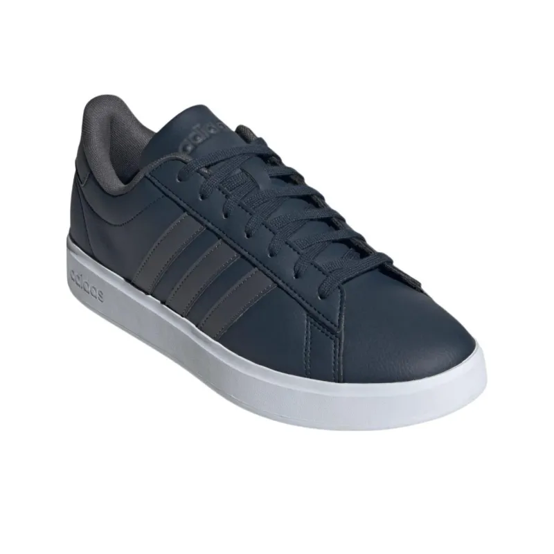 Adidas Grand Court 2.0 Aurora Ink Grey Six Cloud White-2