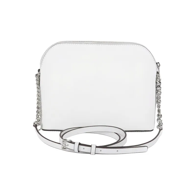 MICHAEL KORS Jet Set Travel Saffiano Leather Shoulder Bag Crossbody Bag Medium Size Women's White-2