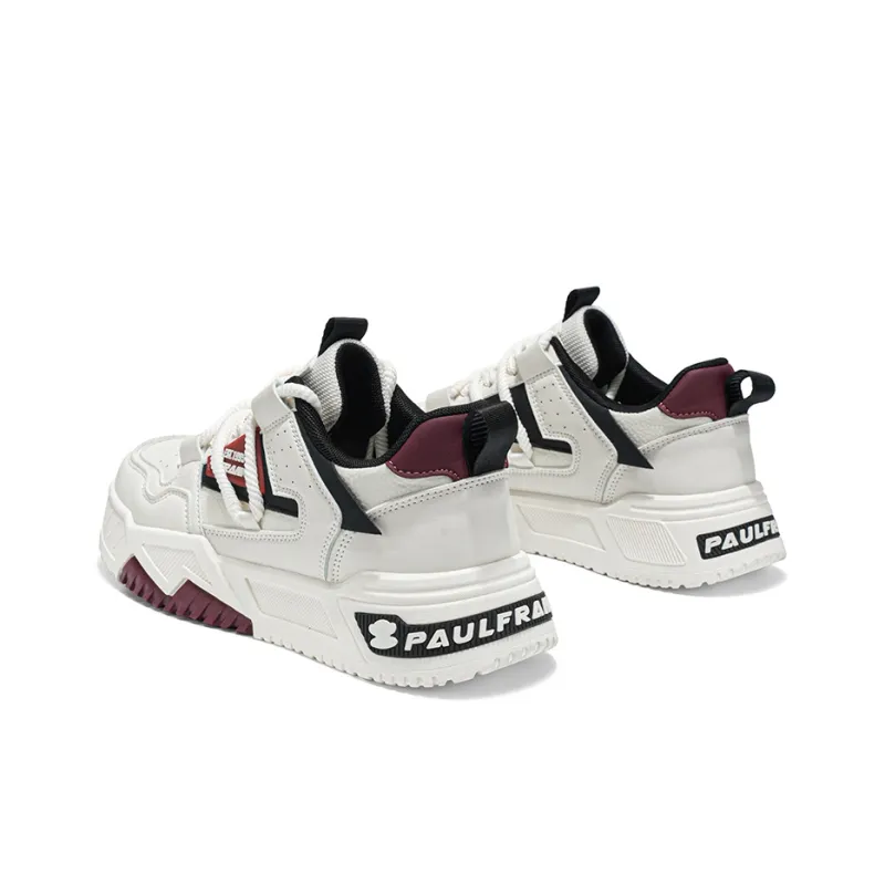 PAUL FRANK Slip-Resistant Water-Resistant Height Increasing Low-Top Skateboard Shoes Men's-5