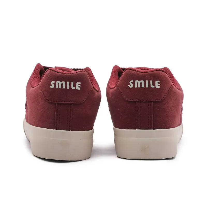 Mengsai Low Top Skateboard Shoes Men's Angora Red-5