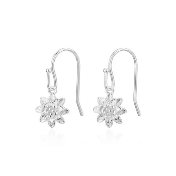 BAIJUAN S999 Fine Silver Stud Earrings Women's
