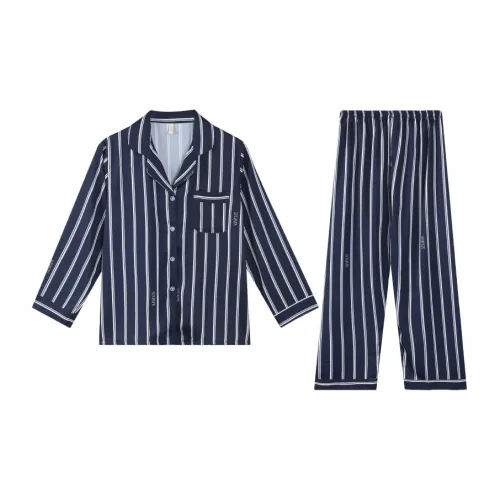 XIAFENYAN Pajama Set Women's Blue