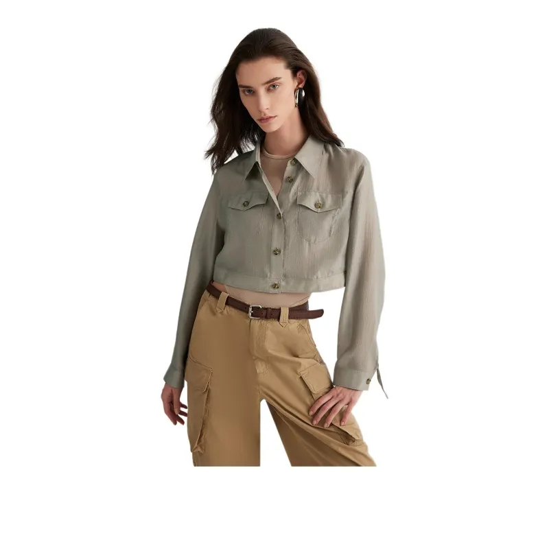ONLY Shirt Women's Elephant Gray-2
