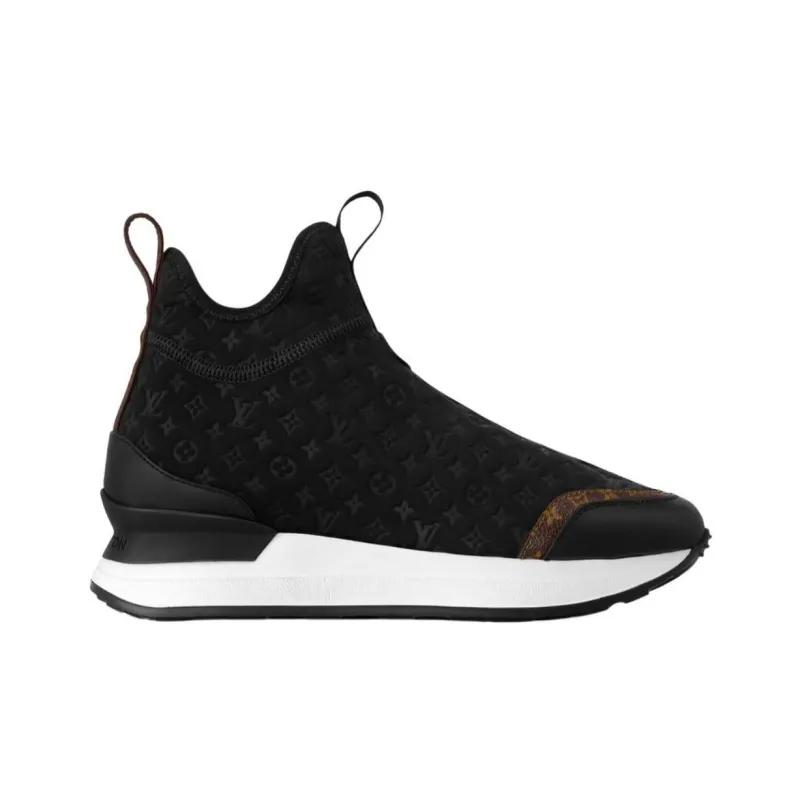 LOUIS VUITTON Neo Run Away High Top Casual Shoes Unisex Black-1