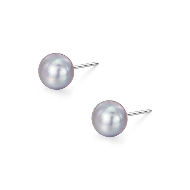 MCK S925 Silver Stud Earrings Women's-24