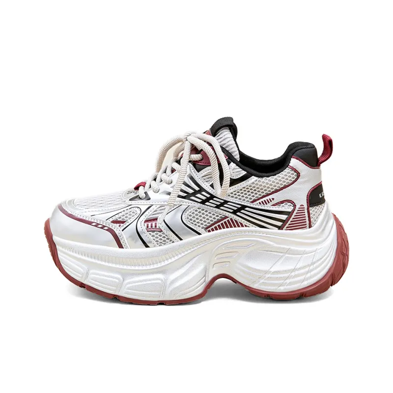 A Poinsettia Princess Low Top Chunky Sneakers Women's-5