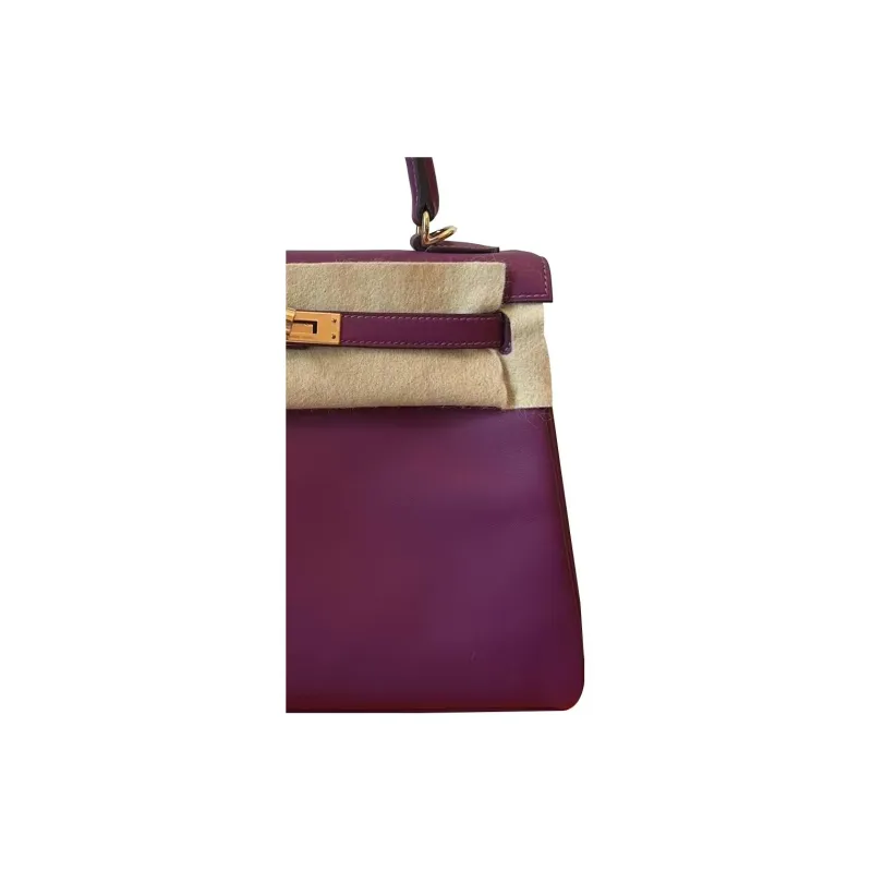 HERMES Swift Calfskin Kelly Bag Handbags Women's P9 Anemone Sea Cucumber Purple-2
