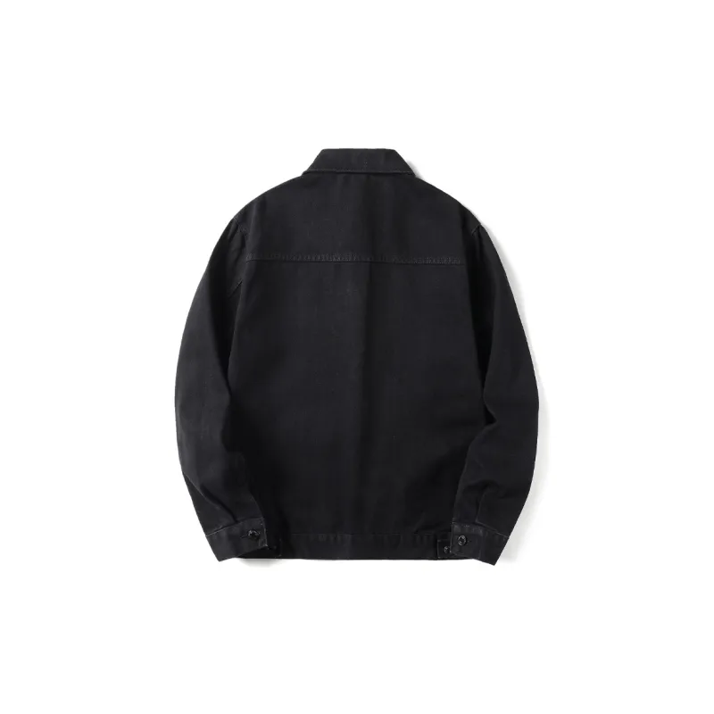 LIGHTNING MONSTER Denim Jacket Unisex Black-1