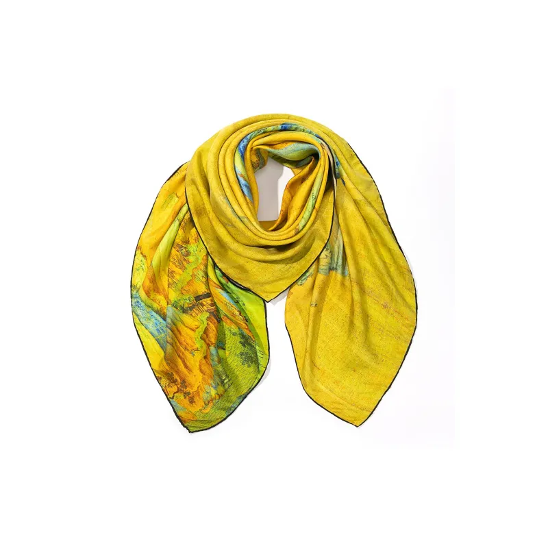 Shanghai Story 100% Mulberry Silk Silk Scarves Women's-16
