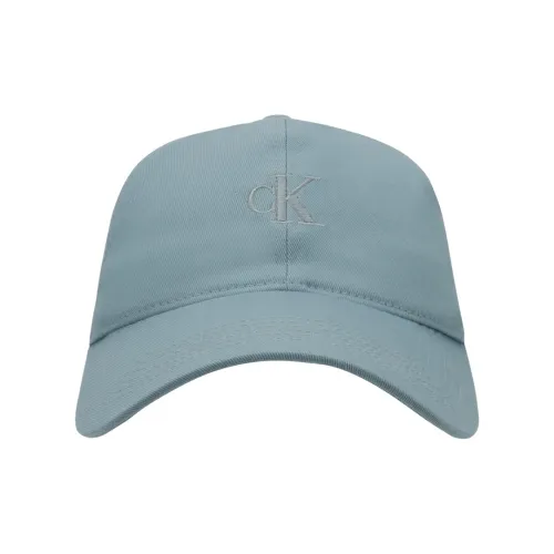 CALVIN KLEIN Cotton Baseball Caps Unisex Blue Gray